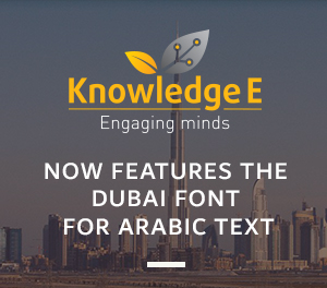 Knowledge E selects Dubai Font for Arabic text