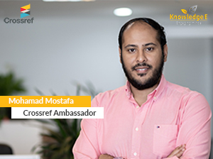 Mohamad Mostafa, Publishing Editor, Knowledge E has been nominated as Crossref Ambassador for Middle East & North Africa