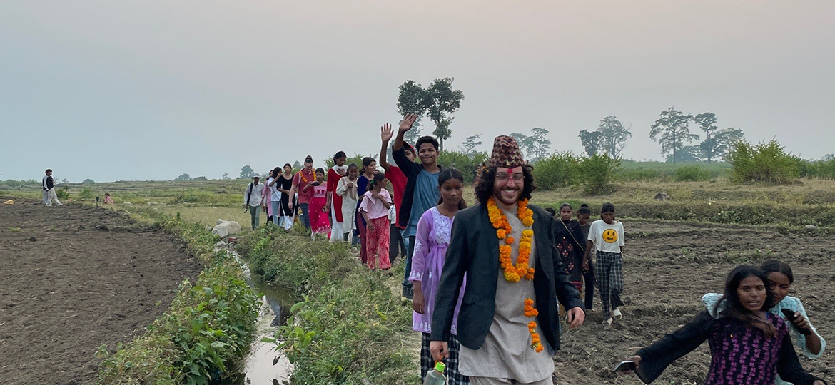 a group of people from different ethnicities walking together