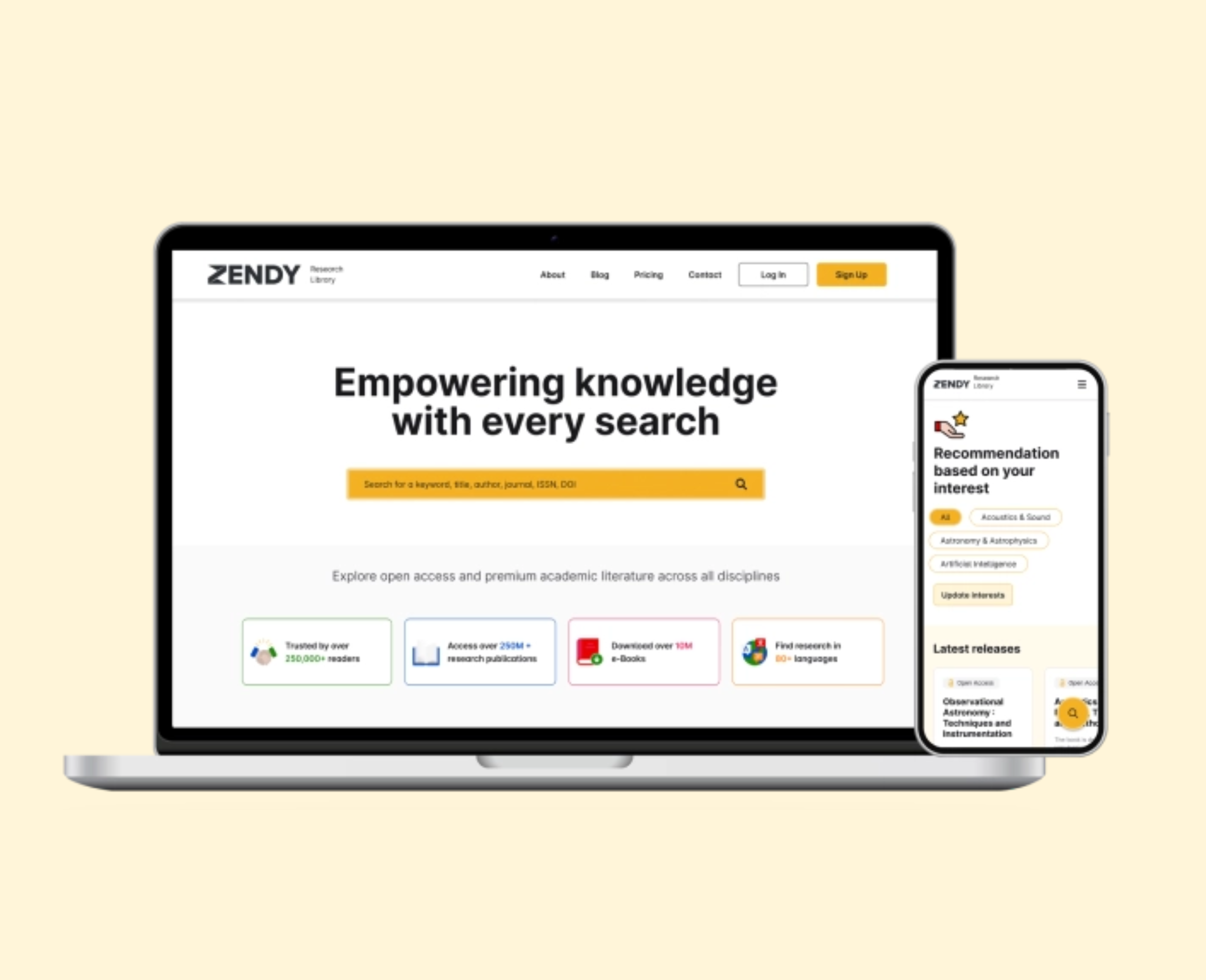 Maximise your research potential with Zendy’s AI powered tools