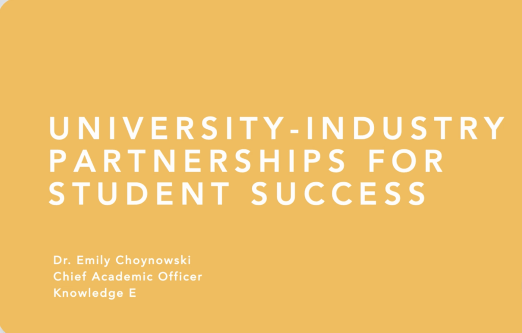 studnet success webinar